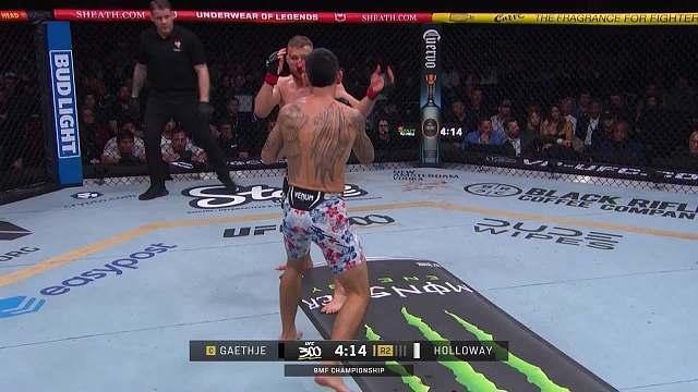 UFC300 贾斯汀·加瑟基 VS 麦克斯·霍洛威 清流