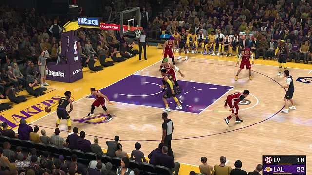 S8赛季 常规赛-星队vs湖人 56-61 上半场