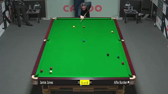 詹姆·琼斯VS阿尔菲·伯顿 2024斯诺克世锦资格赛 第一阶段 清流