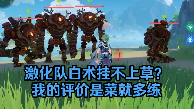 回应激化队白术对群挂不上草的问题