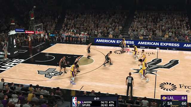 S8赛季 附加赛西部下半区 湖人vs马刺 125-91