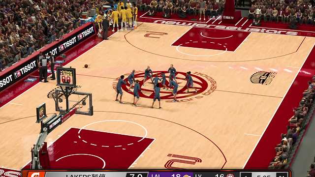 S8赛季 西区附加赛第二轮 湖人vs星队 56-62 上半场