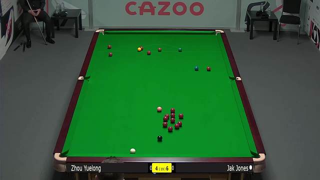 周跃龙VS杰克·琼斯 2024斯诺克世锦资格赛 第二阶段 清流