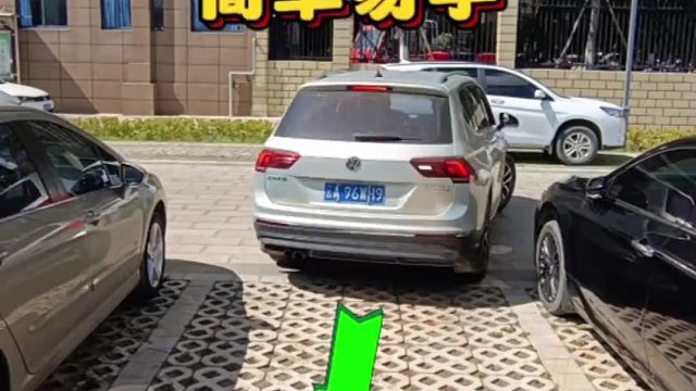 现实版倒车入库，新手一看就会，简单易学#倒车入库