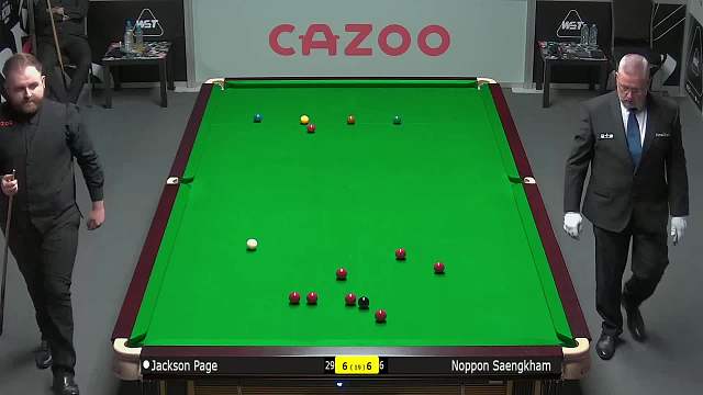杰克逊·佩吉VS诺鹏·桑坎姆 2024斯诺克世锦赛资格赛 第二阶段 清流