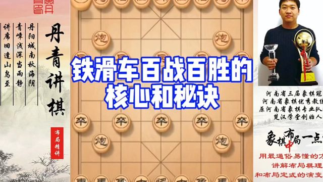 铁滑车百战百胜的核心和秘诀！如何快速提升象棋水平系统学棋？如何学习布局，中局，残局？少走弯路，真心教