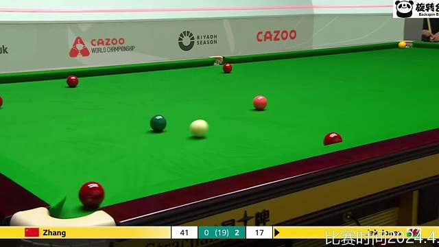 张安达世锦赛打疯了，6颗红球挤一堆破釜沉舟，球堆应声而散！