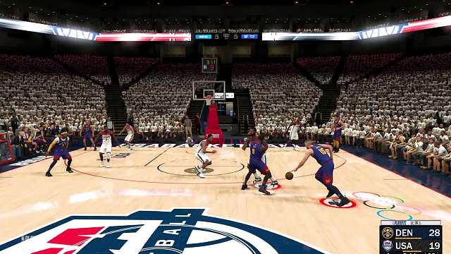 S8赛季 季后赛次轮-掘金vs梦之队 65-51 上半场