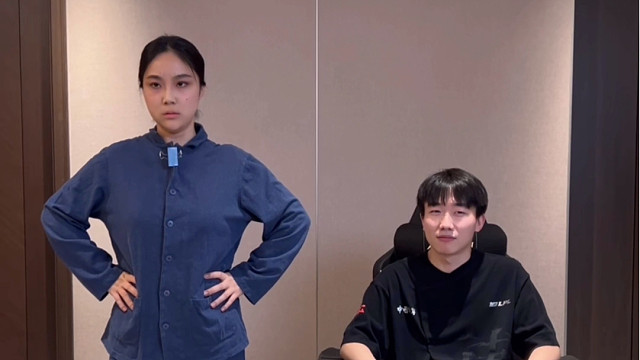 栗人露出坚毅表情，missing已经开始笑了