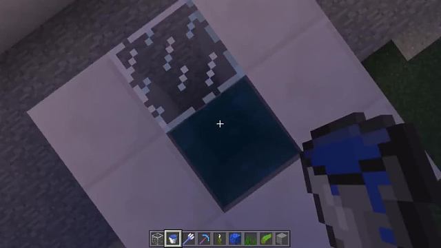 我的世界海洋版：不用红石不用作弊，两桶水就能让玻璃全消失