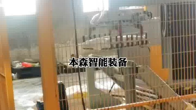 山东本森智能装备，40K硫磺自动化包装线码垛机器人