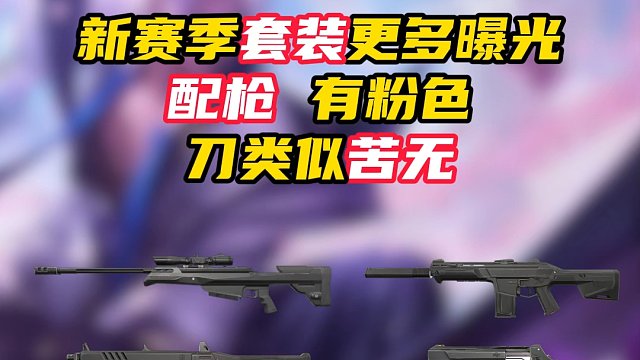 新赛季新套装更多曝光，配枪，风格等【无畏契约】