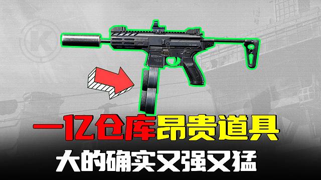 暗区突围：大的就是强！1亿仓库首次体验“奢侈道具”