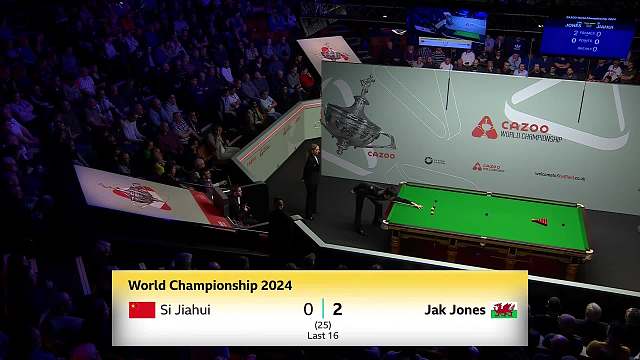 斯佳辉VS杰克·琼斯 2024斯诺克世锦赛 16强第1阶段 清流