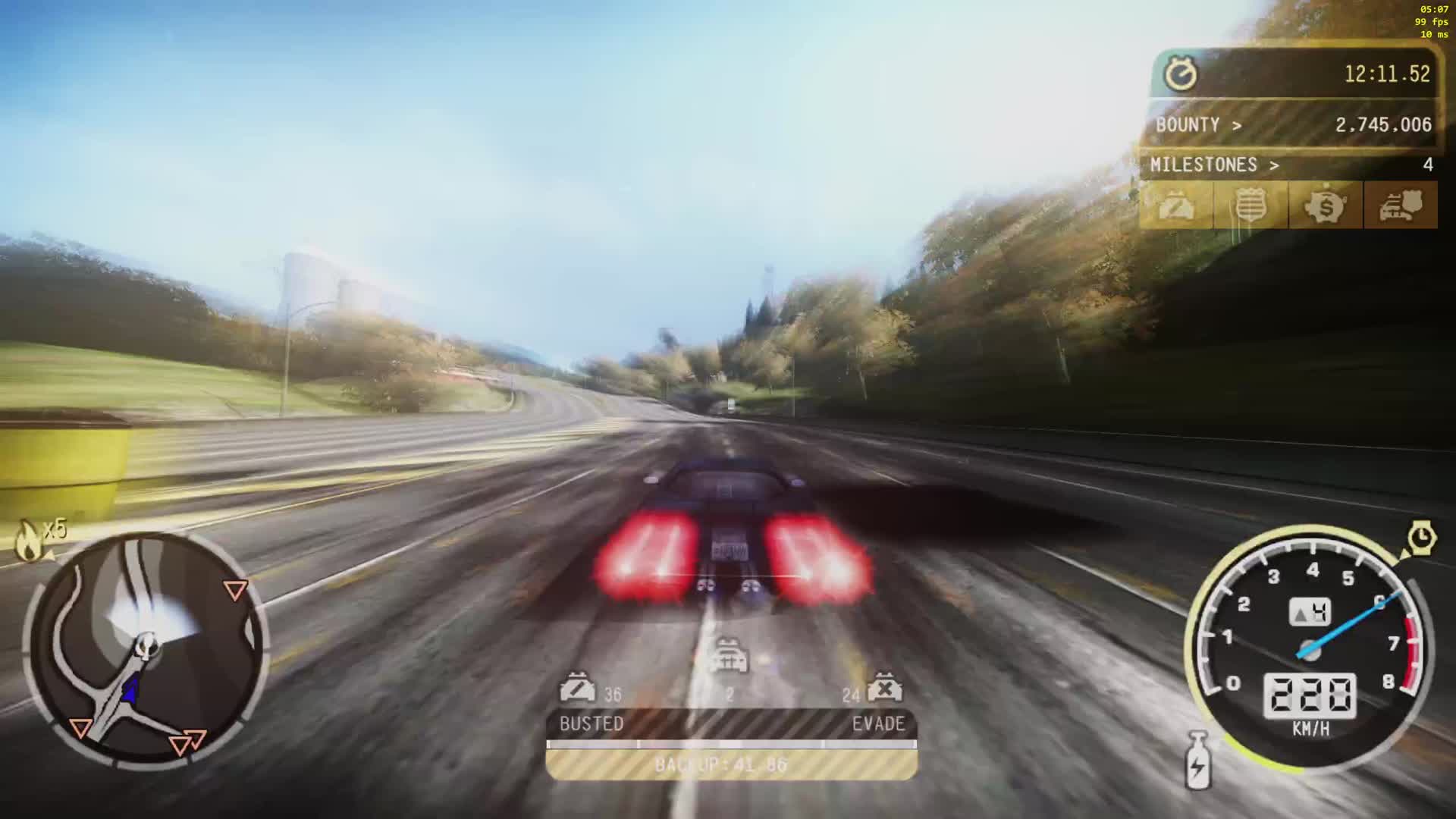 极品飞车9MOD 克尔维特被 5火通缉