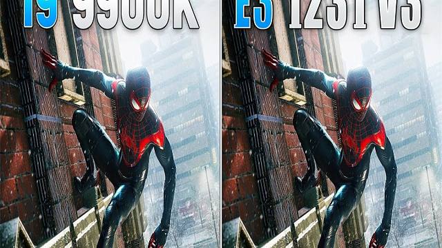 E3-1231v3 vs i9-9900K  CPU对比（1080P分辨率测试，显卡为GTX 108