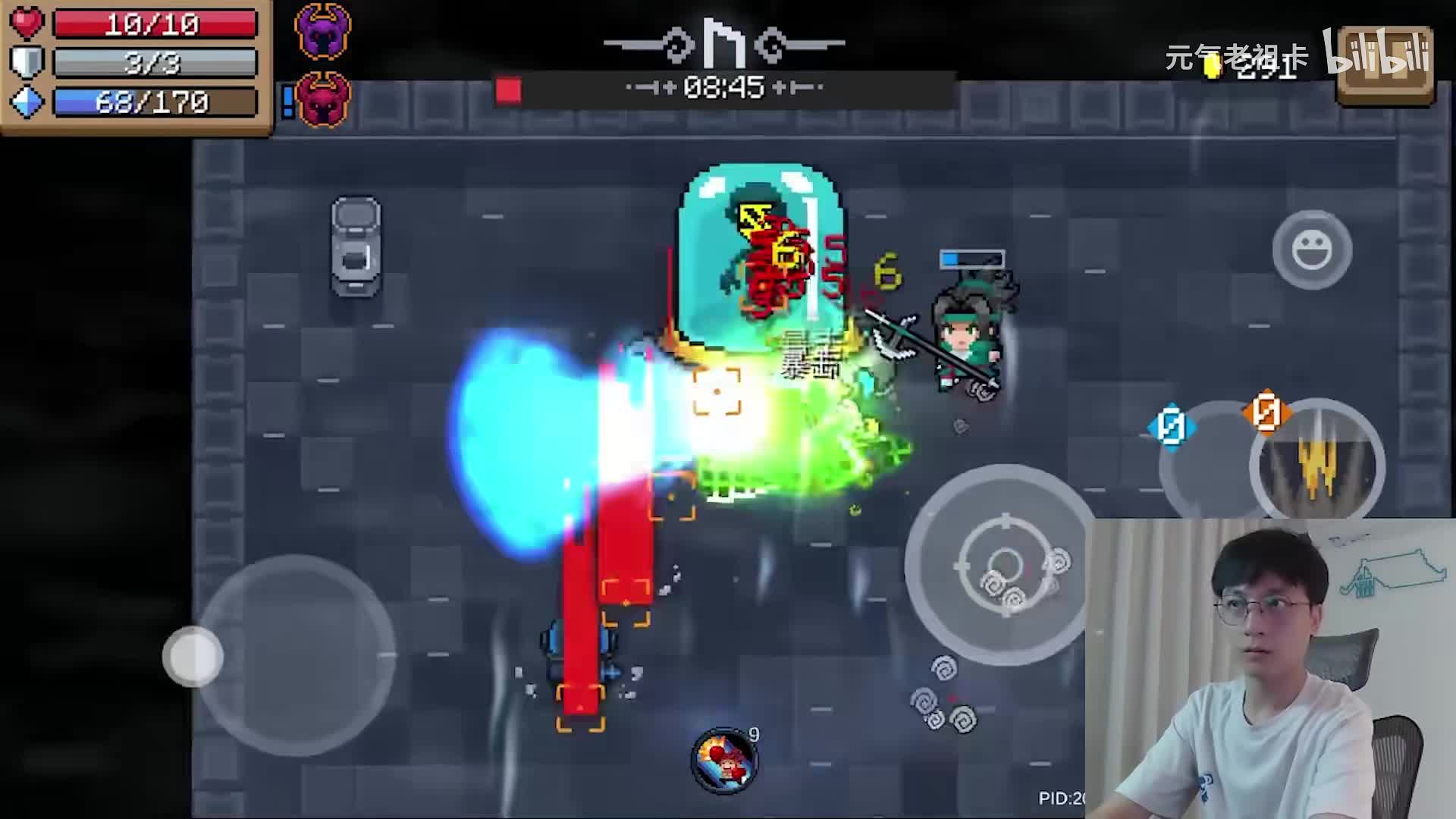 元气骑士：一血手刀绿爵士！好久没这么快乐了，实况解说！