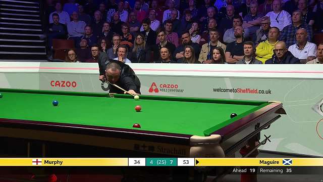 肖恩·墨菲 VS 斯蒂芬·马奎尔 2024斯诺克世锦赛 16强第2阶段 清流