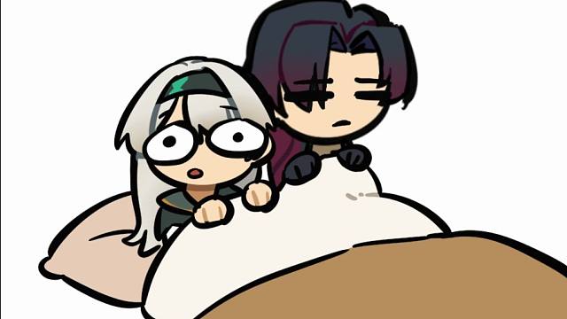 流萤：听我解释，我们真的在排练