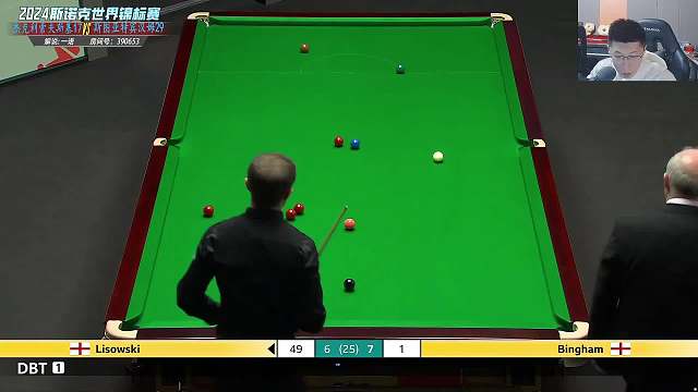 杰克·利索夫斯基 VS 斯图尔特·宾汉姆 2024斯诺克世锦赛 16强第2阶段 一诺 下