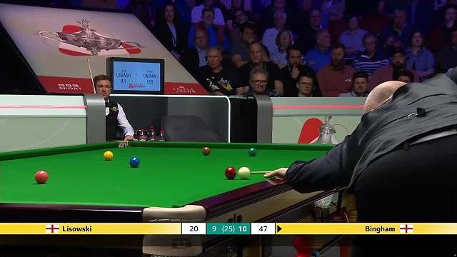 杰克·利索夫斯基 VS 斯图尔特·宾汉姆 2024斯诺克世锦赛 16强第3阶段 清流