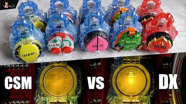 【#Rin_ch试玩】假面骑士铠武CSM能量锁种 DX能量锁种 大对比