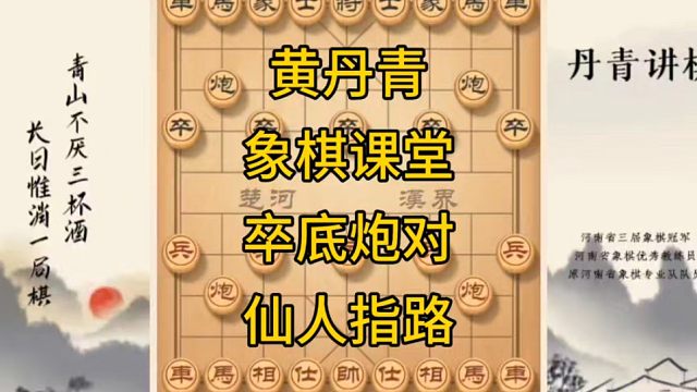 河南省冠黄丹青讲棋象棋教学，中炮对左马盘河横车，讲解棋理系统学习关注不迷路，系统更新象棋教程