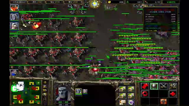 #魔兽争霸3#无限人口一打二片段1