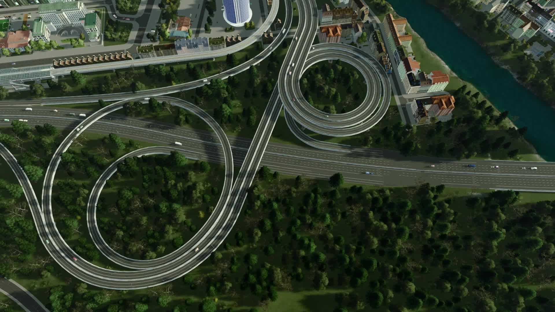 都市天际线-四山小城