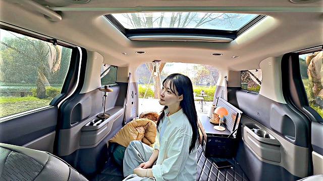 达政野营，独自驾车去营地烤五花肉！樱花露营 / solo车营 / 吉江尼