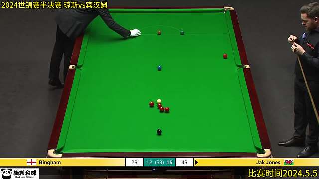 5月5日世锦赛半决赛，琼斯16-12宾汉姆，拿下赛点