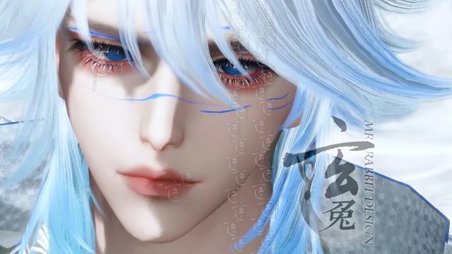 【逆水寒手游限免】白昼|暗夜 贪狼星发型适配度捏脸 白泽