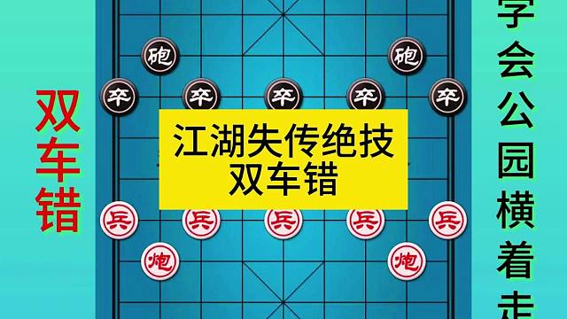 江湖失传绝技双车错