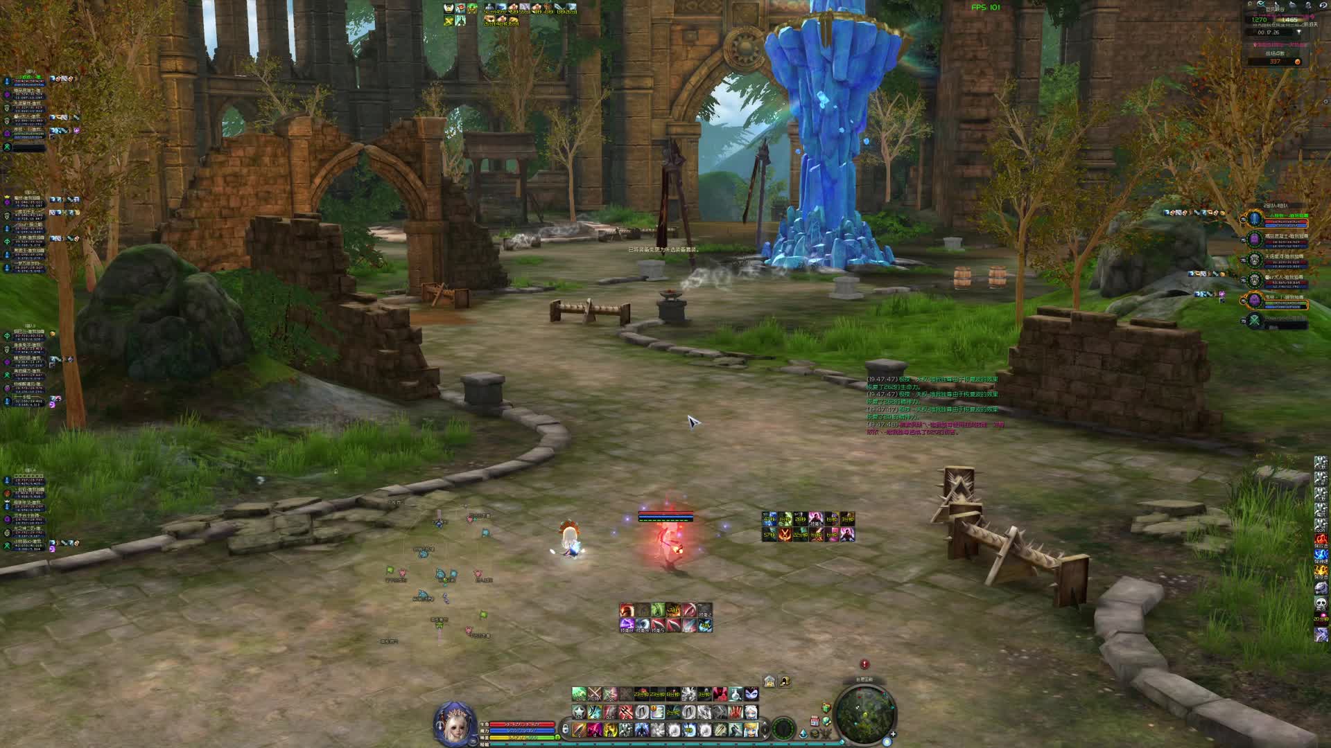 永恒之塔老区剑星呼啦圈，飓风单混的激情-28