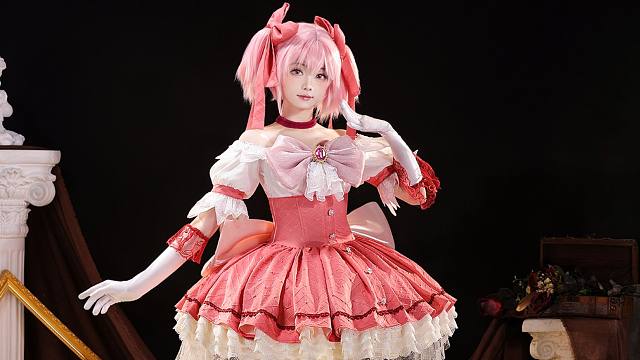 魔法少女小圆粉色礼服【魔法少女小圆cos服教程】
