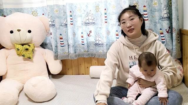 糖糖3月龄拍摄（哄娃很艰辛）