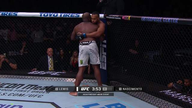 UFC on ESPN 56 德里克·刘易斯 VS 罗德里戈·纳西门托 清流