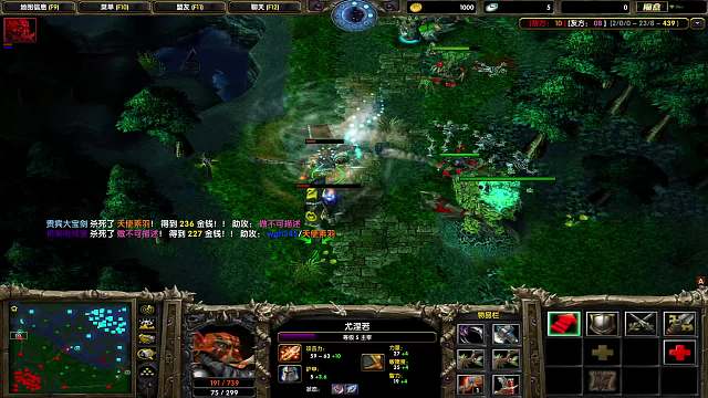 DOTA1心酸单排175-疯脸双刀疯狗流的JUGG，路人一