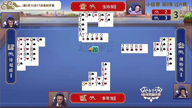 5月14日城市掼蛋联赛A