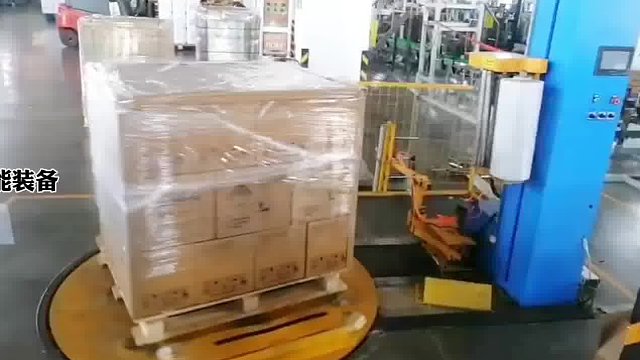 防爆型托盘缠绕机缠绕木箱