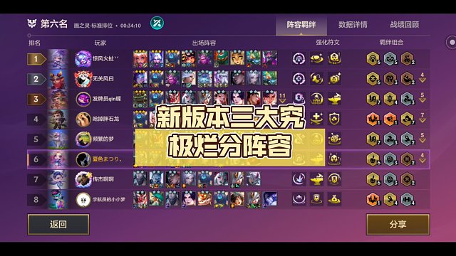 幽魂塞纳，幽魂千珏，幽魂婕拉，新版本三大究极烂分阵容