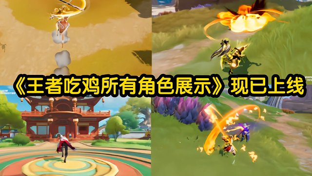 《王者吃鸡所有的角色展示》星之破晓体验服