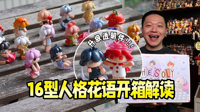 16型人格的盲盒实物化！解读每种人格的花语