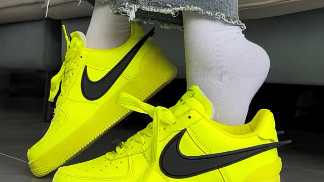 空军荧光绿泰裤辣 #潮鞋 #超好看鞋子推荐 #学生党平价安利