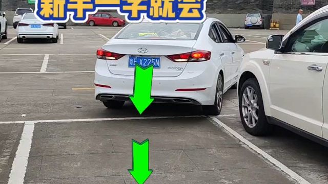 新手一学就会的、现实版倒车入库