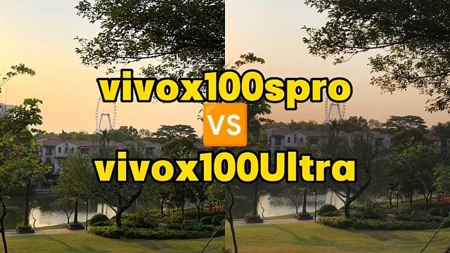 vivox100Ultra对比vivox100spro影像对比！