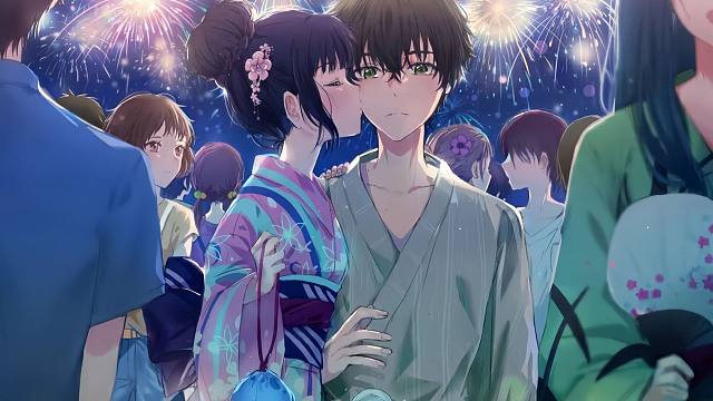 "一不小心掉进夏天的颜色里"