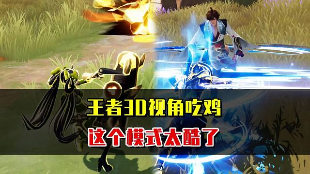 王者英雄3D视角吃鸡，这个模式太酷了！
