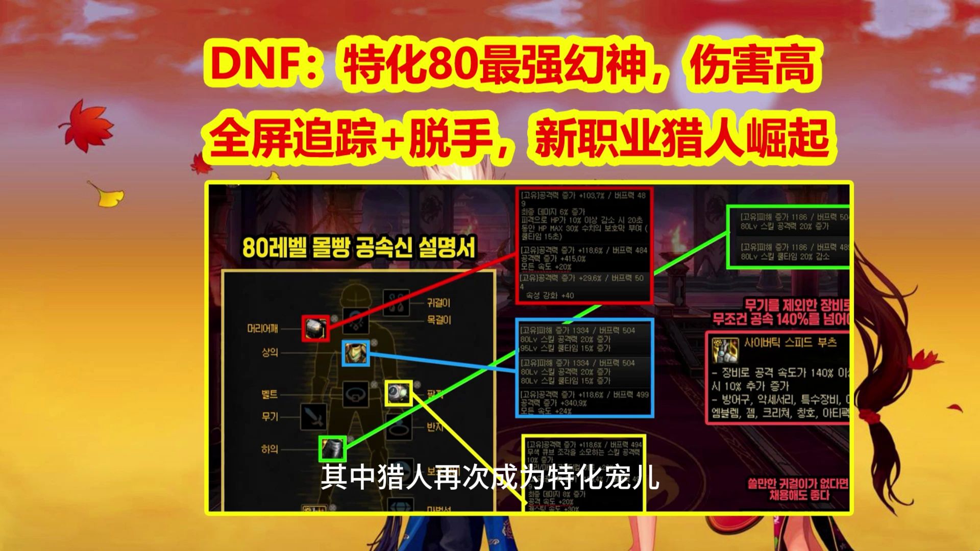DNF：特化80最强幻神，伤害高+全屏追踪+脱手，新职业猎人崛起