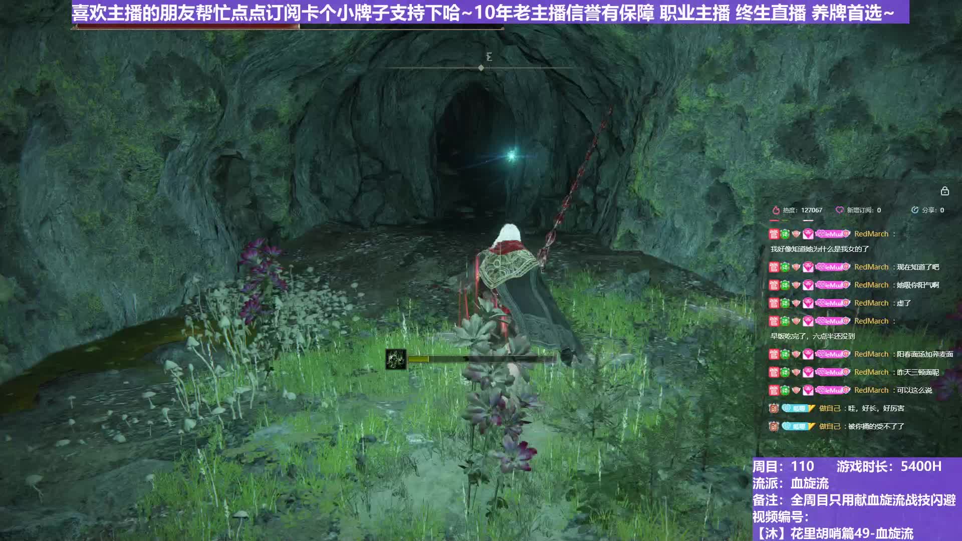 【沐】花里胡哨篇49-血旋流番外篇20 米兰达花（战技闪避环境：极好）